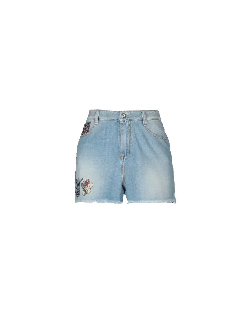Ermanno Scervino HOSEN & RÖCKE - Jeansshortsauf YOOX.COM Blau