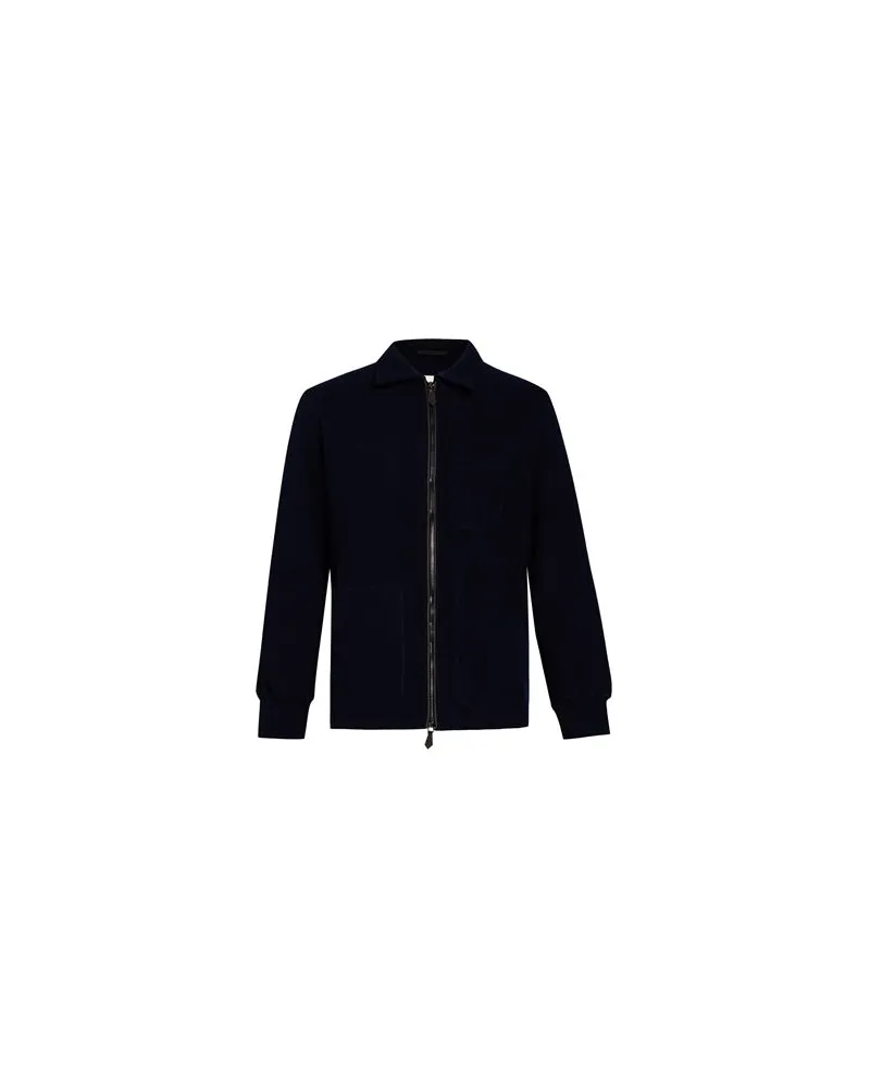 Isaia STRICKWAREN - Strickjackenauf YOOX.COM Blau