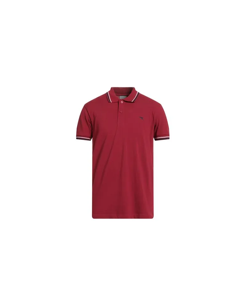 Diadora TOPS - Poloshirtsauf YOOX.COM Ziegelrot
