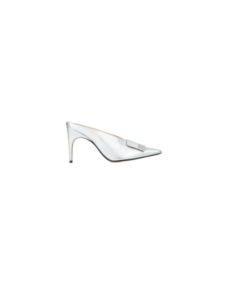 Sergio Rossi SCHUHE - Mules & Clogsauf YOOX.COM Silber