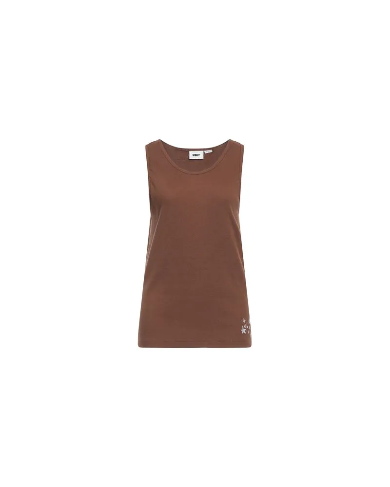 Obey TOPS - Tank Topsauf YOOX.COM Braun