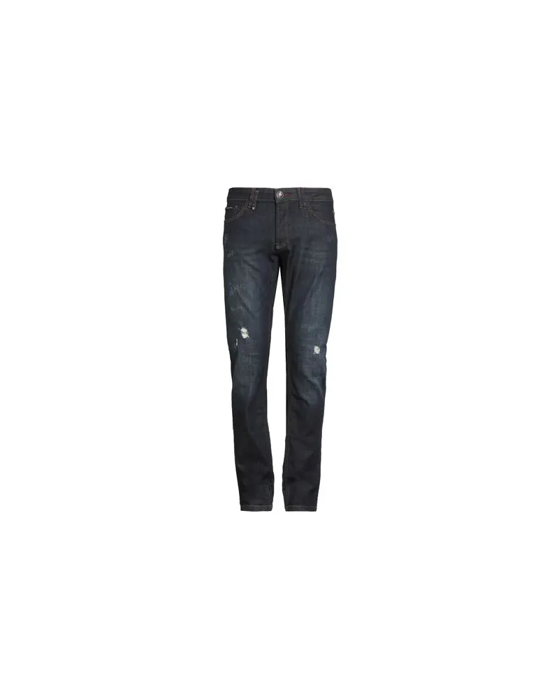 Philipp Plein HOSEN & RÖCKE - Jeanshosenauf YOOX.COM Blau