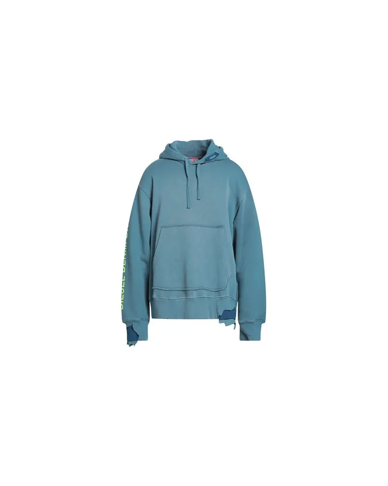 Diesel TOPS - Sweatshirtsauf YOOX.COM Taubenblau