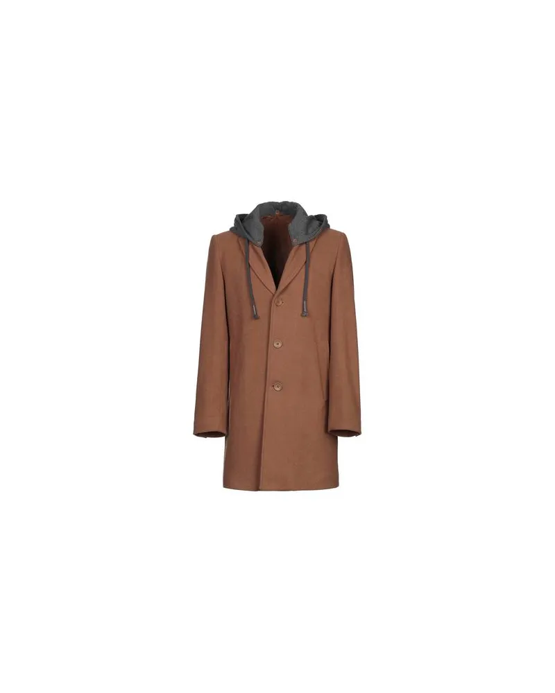 Daniele Alessandrini JACKEN & MÄNTEL - Mäntelauf YOOX.COM Braun