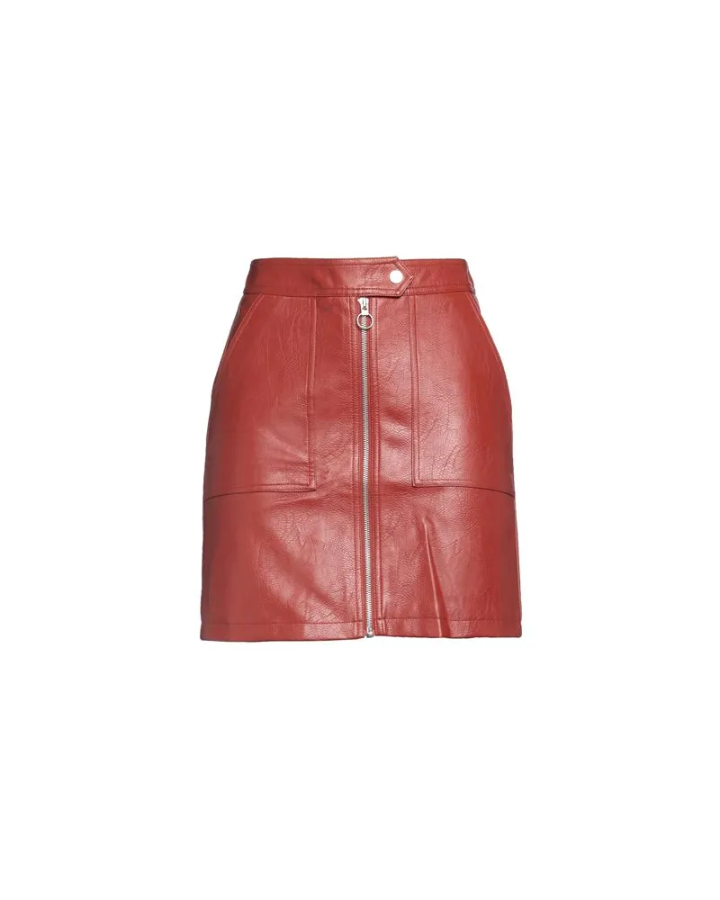 only HOSEN & RÖCKE - Miniröckeauf YOOX.COM Rostrot