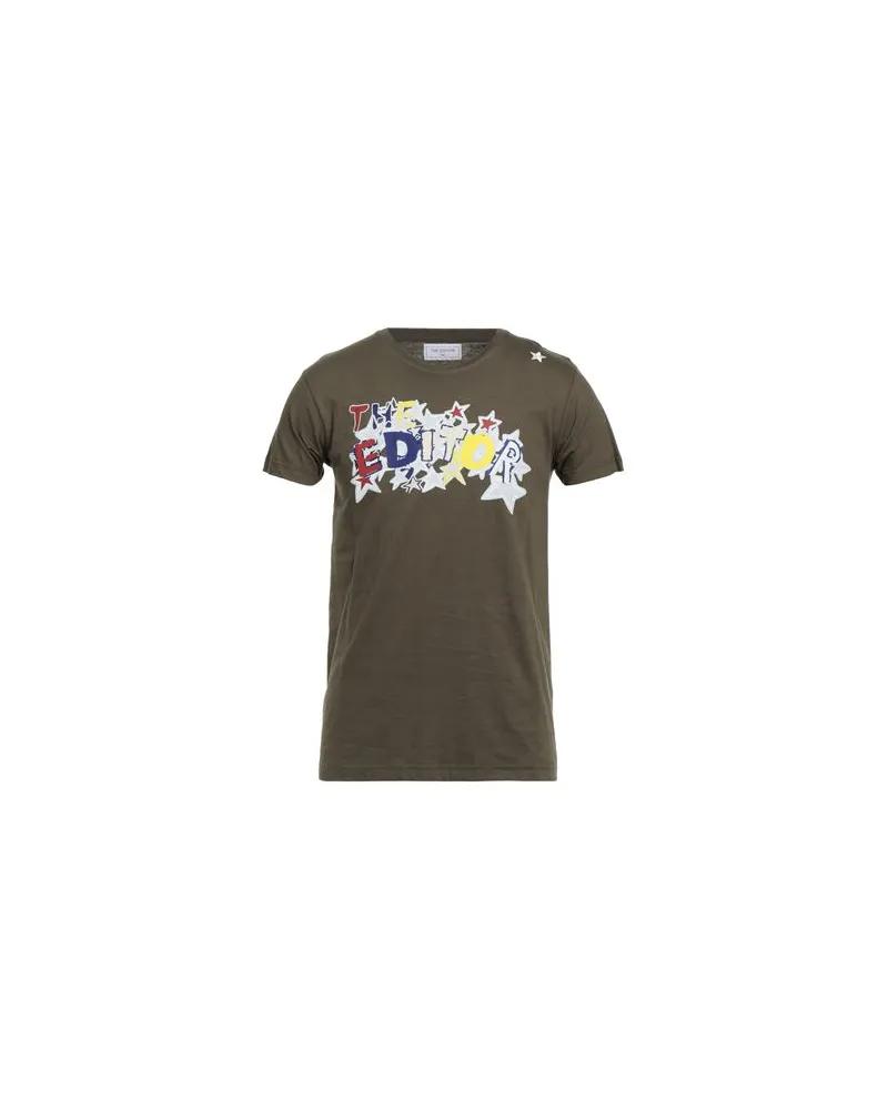 THE EDITOR TOPS - T-shirtsauf YOOX.COM Militärgrün