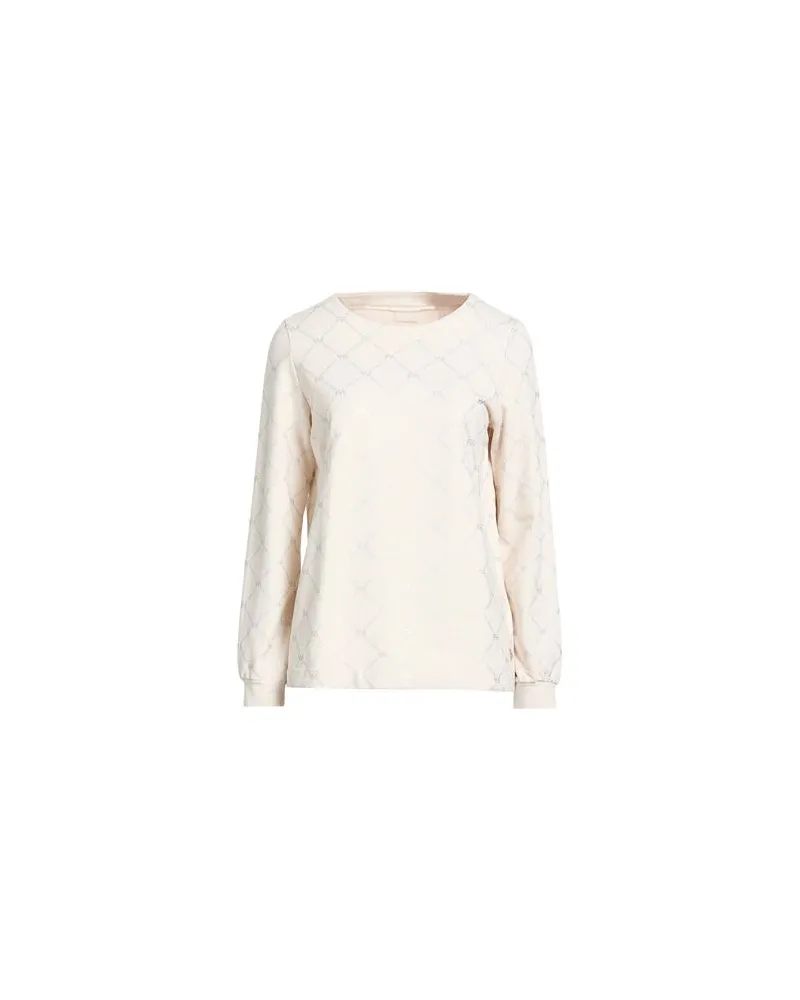 Freddy TOPS - Sweatshirtsauf YOOX.COM Cremeweiß