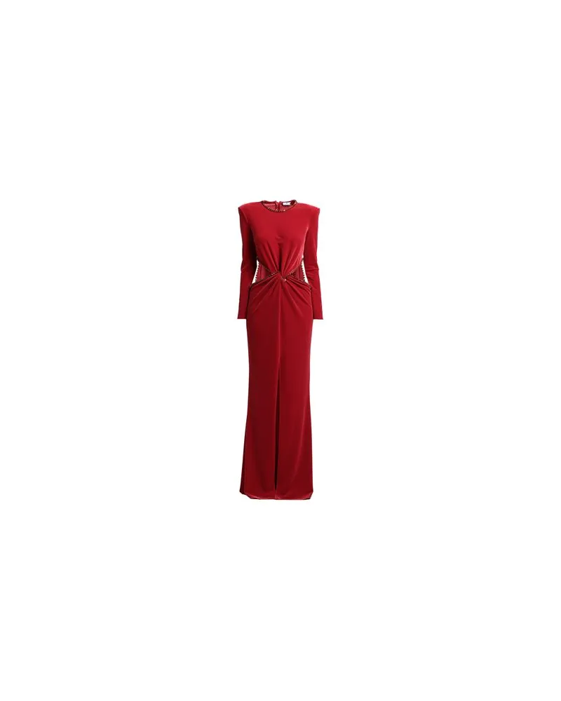 Elisabetta Franchi RED CARPET - KLEIDER - Maxi-Kleiderauf YOOX.COM Ziegelrot