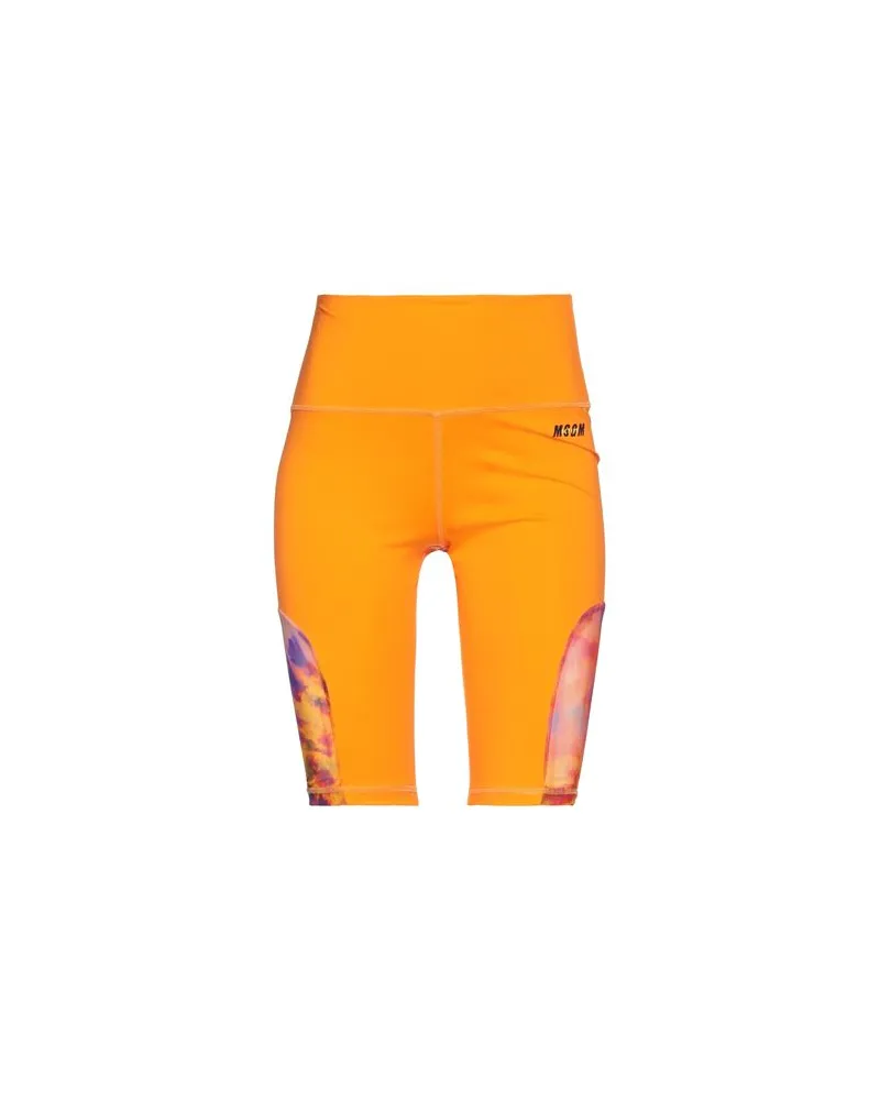 MSGM HOSEN & RÖCKE - Leggingsauf YOOX.COM Orange