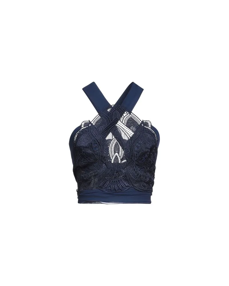 Alberta Ferretti TOPS - Topsauf YOOX.COM Marineblau