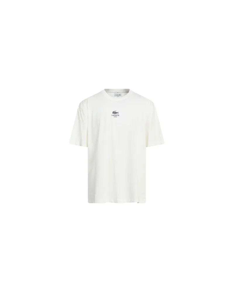 Lacoste TOPS - T-shirtsauf YOOX.COM Weiß