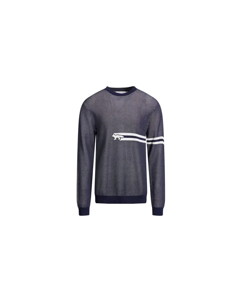 Kitsuné STRICKWAREN - Pulloverauf YOOX.COM Marineblau