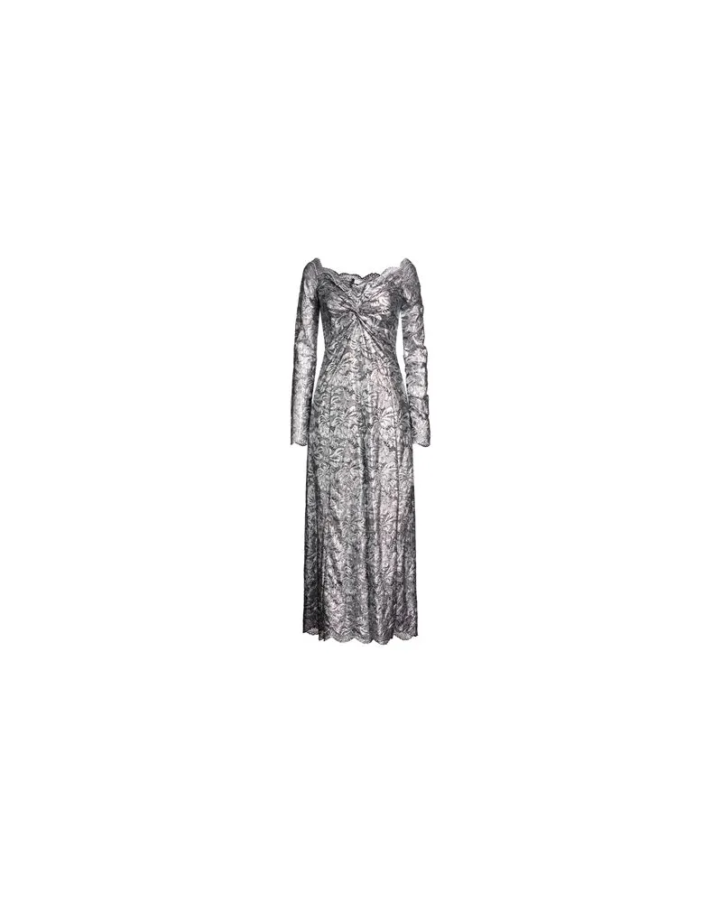 Paco Rabanne KLEIDER - Maxi-Kleiderauf YOOX.COM Silber