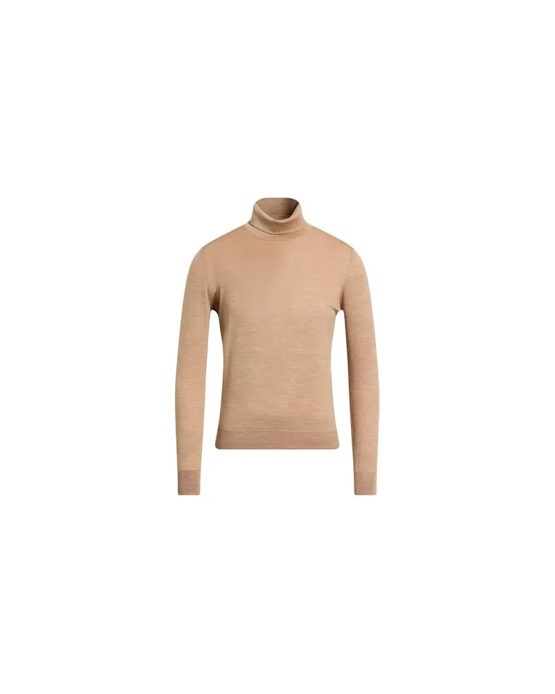 LARDINI STRICKWAREN - Rollkragenpulloverauf YOOX.COM Kamel