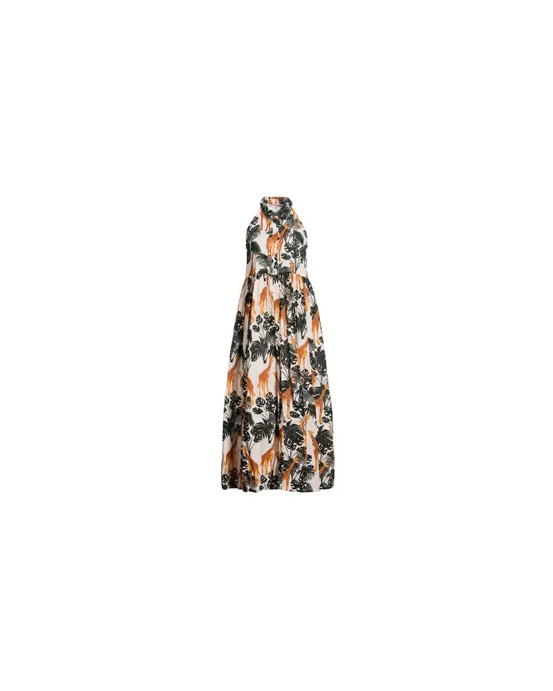 Connor & Blake KLEIDER - Maxi-Kleiderauf YOOX.COM Dunkelgrün