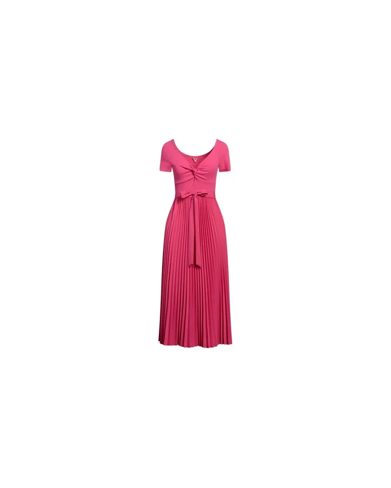 Guess KLEIDER - Midi-Kleiderauf YOOX.COM Fuchsia