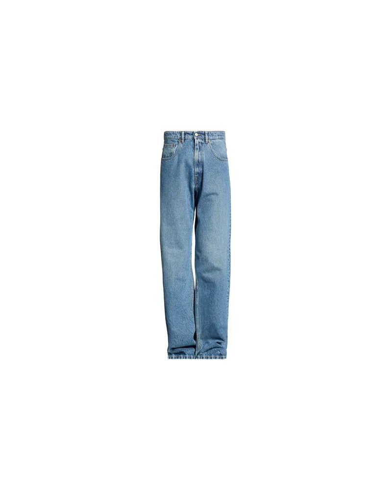 Maison Margiela HOSEN & RÖCKE - Jeanshosenauf YOOX.COM Blau