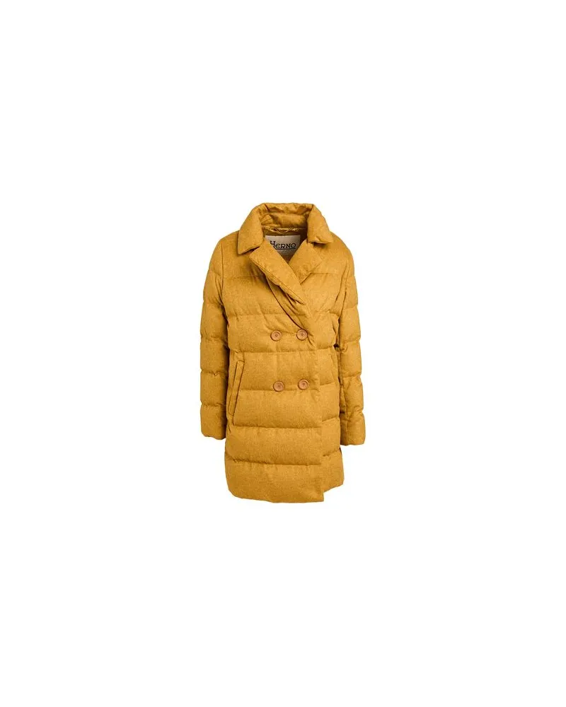 Herno JACKEN & MÄNTEL - Pufferjacken & Daunenjackenauf YOOX.COM Senf
