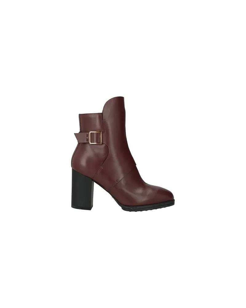 TOD'S SCHUHE - Stiefelettenauf YOOX.COM Bordeaux