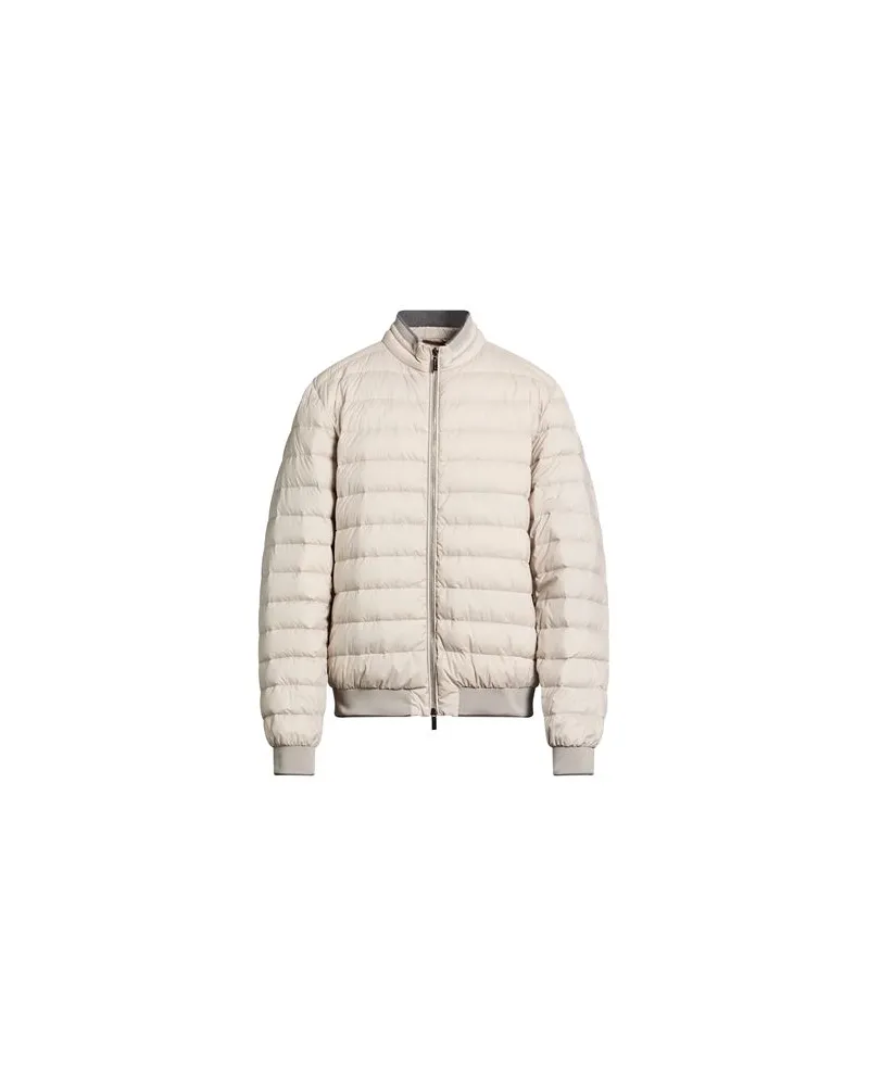 MOORER JACKEN & MÄNTEL - Pufferjacken & Daunenjackenauf YOOX.COM Hellgrau
