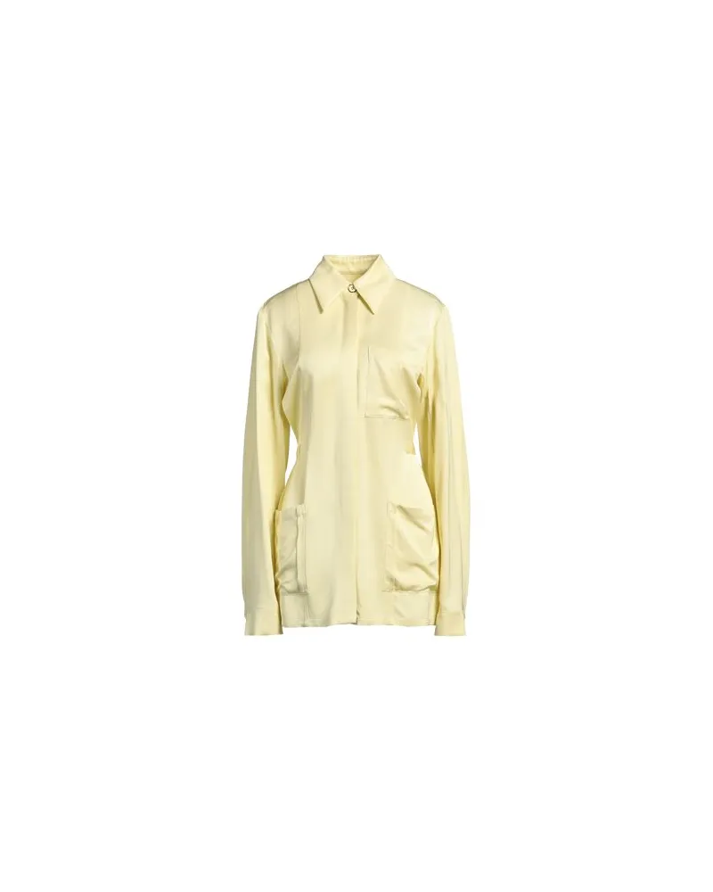 Jil Sander TOPS - Hemdenauf YOOX.COM Pastellgelb