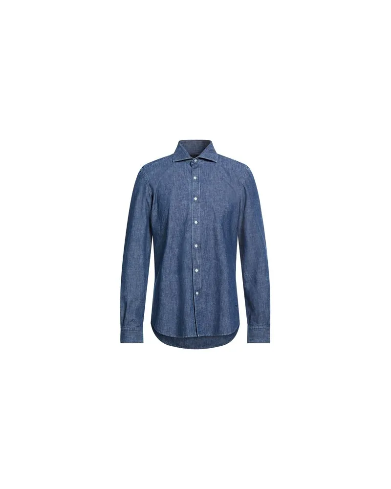 Fay TOPS - Jeanshemdenauf YOOX.COM Blau