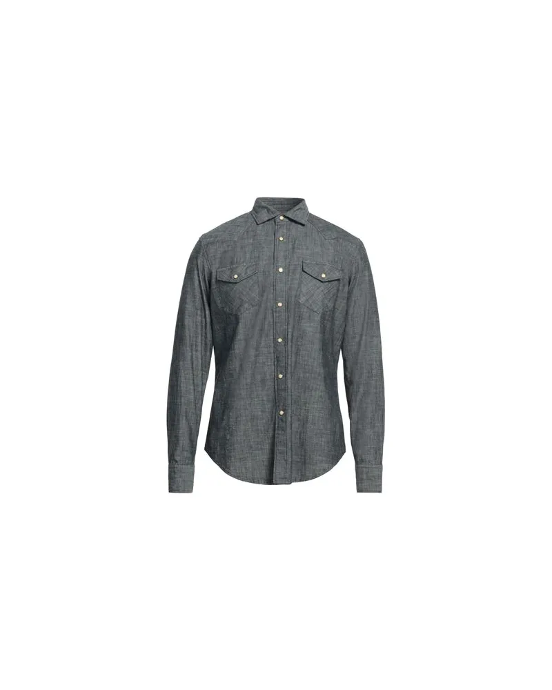 Eleventy TOPS - Jeanshemdenauf YOOX.COM Blau