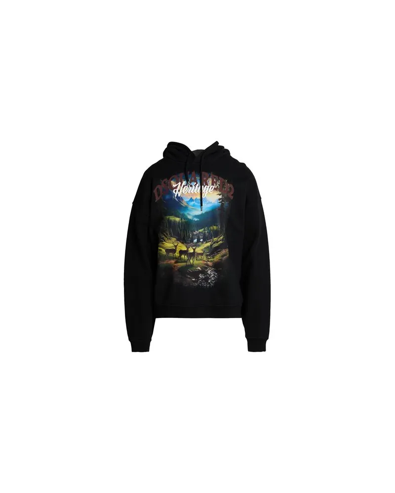Dsquared2 TOPS - Sweatshirtsauf YOOX.COM Schwarz