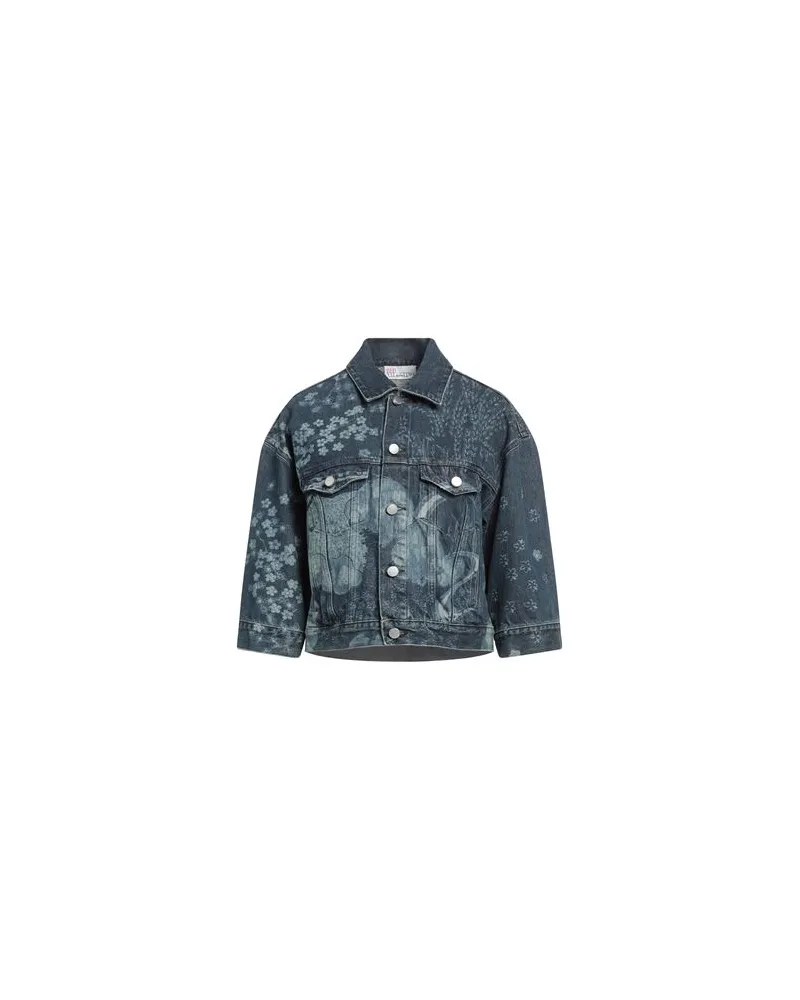 RED Valentino JACKEN & MÄNTEL - Jeansjacken/Mäntelauf YOOX.COM Blau