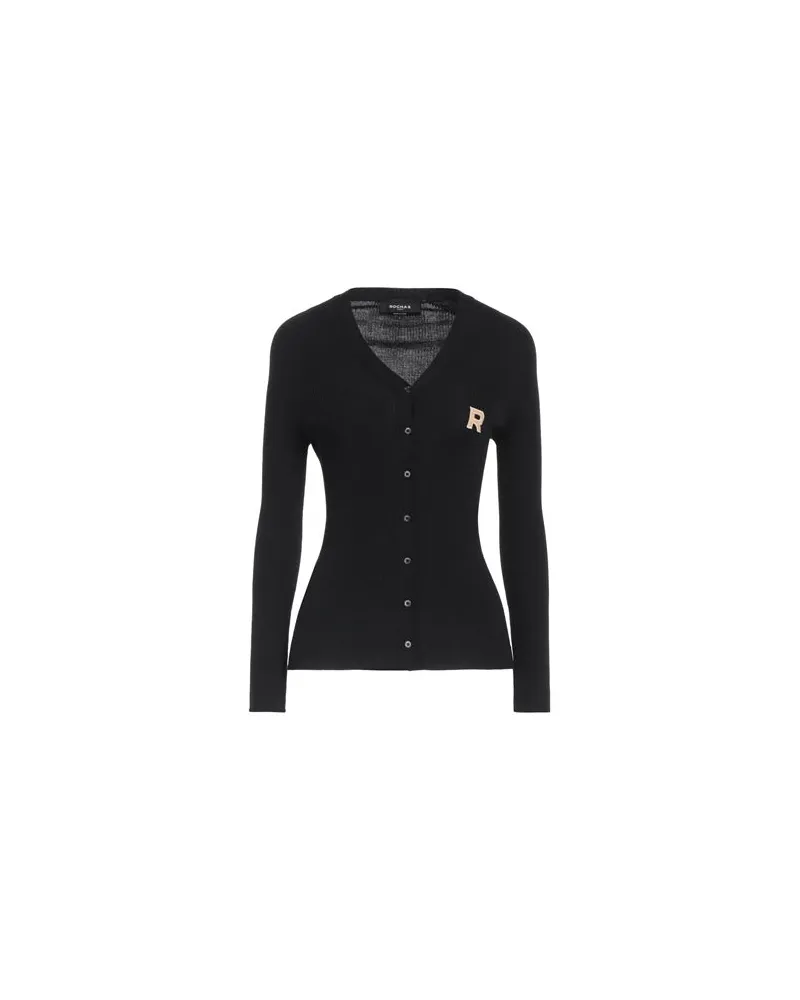 Rochas STRICKWAREN - Strickjackenauf YOOX.COM Schwarz