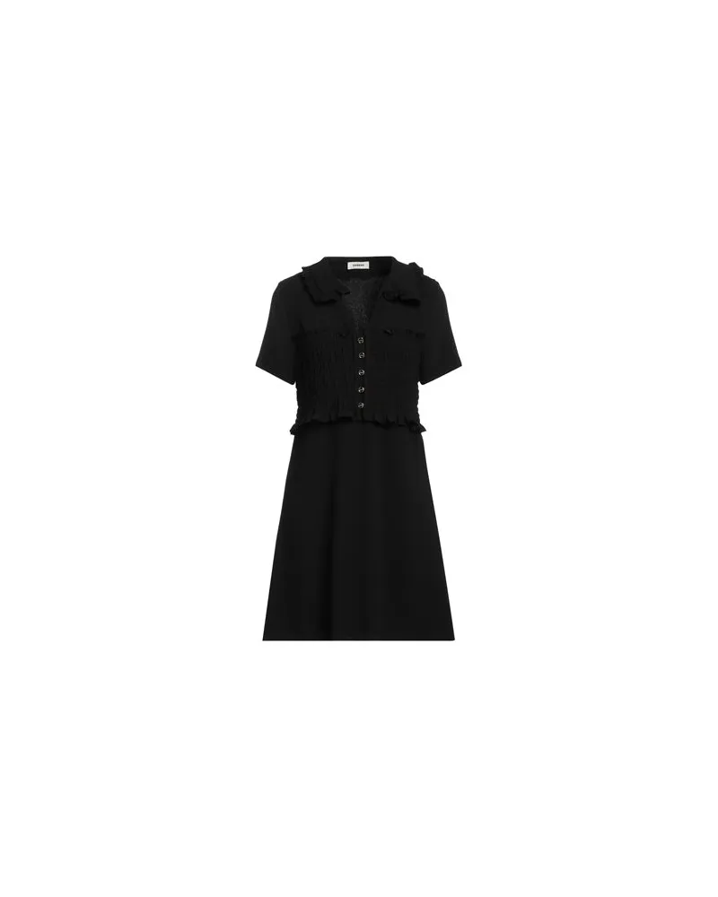 Sandro KLEIDER - Mini-Kleiderauf YOOX.COM Schwarz