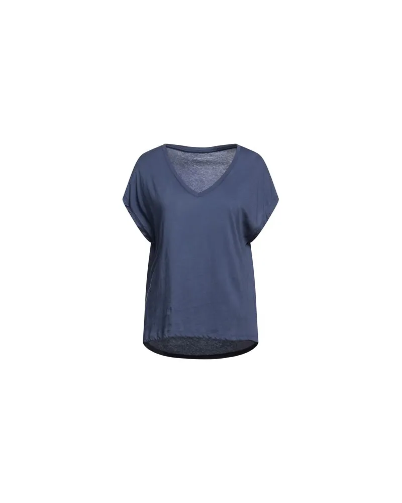 Majestic TOPS - T-shirtsauf YOOX.COM Taubenblau