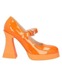 Attilio Giusti Leombruni Pumps Orange