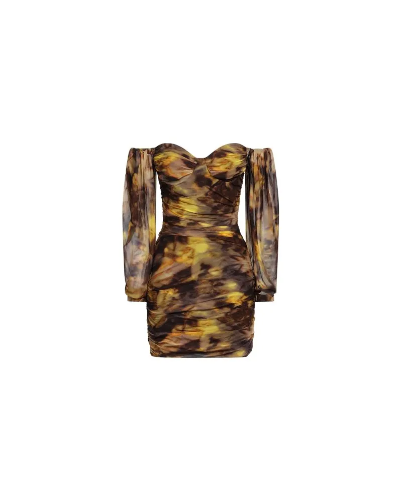 Dondup KLEIDER - Mini-Kleiderauf YOOX.COM Gelb