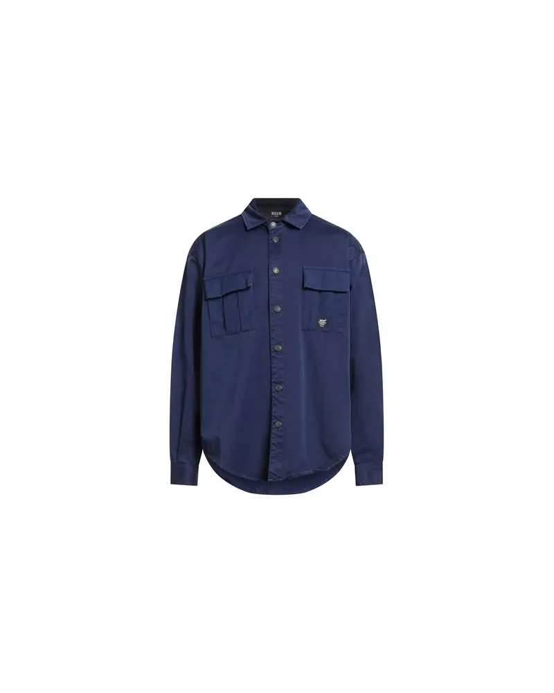 MSGM TOPS - Hemdenauf YOOX.COM Nachtblau