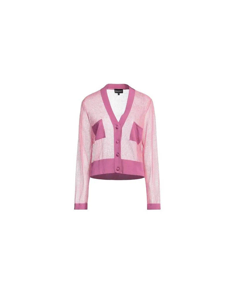 Emporio Armani STRICKWAREN - Strickjackenauf YOOX.COM Fuchsia
