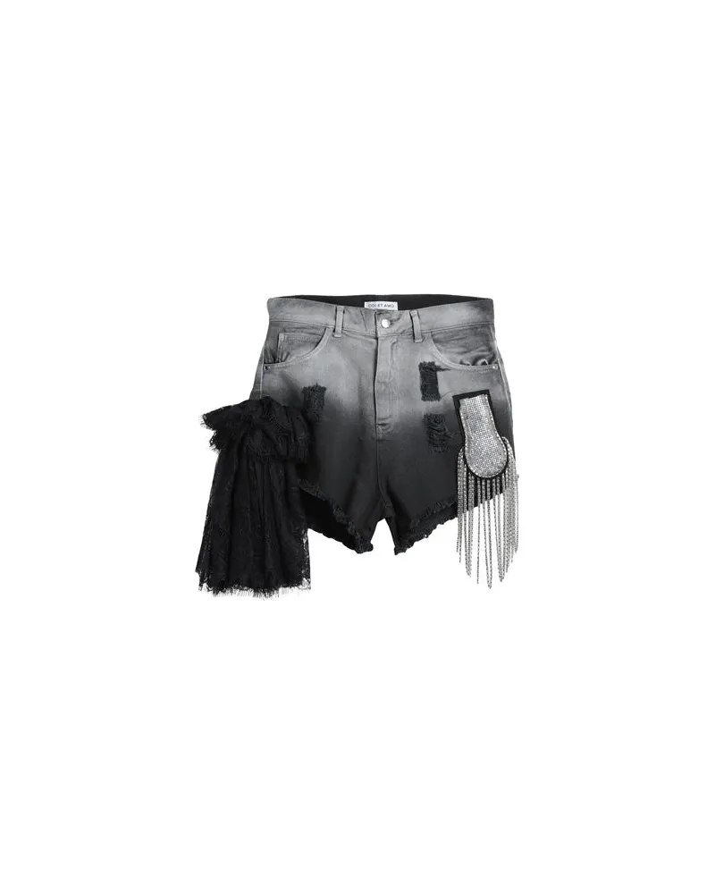 Odi et Amo HOSEN & RÖCKE - Jeansshortsauf YOOX.COM Grau