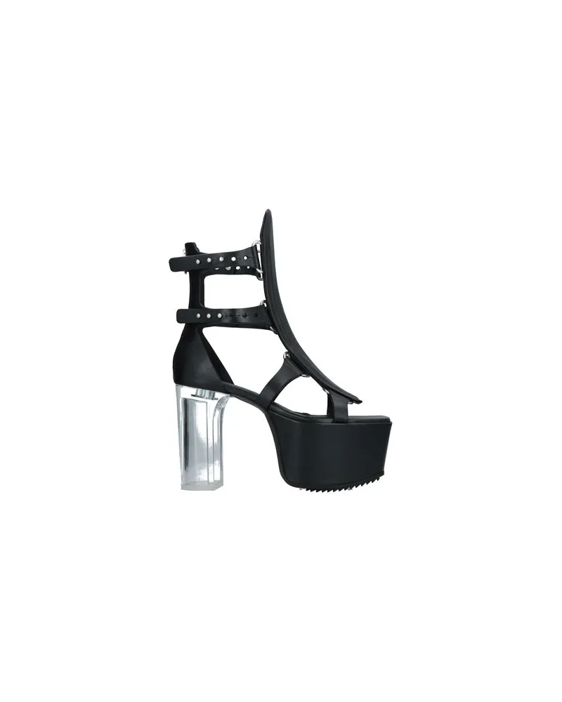 Rick Owens SCHUHE - Sandalenauf YOOX.COM Schwarz