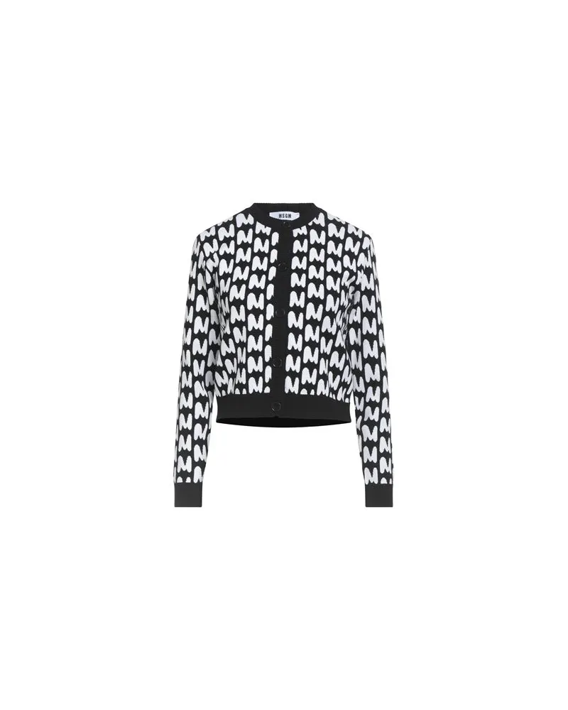 MSGM STRICKWAREN - Strickjackenauf YOOX.COM Schwarz