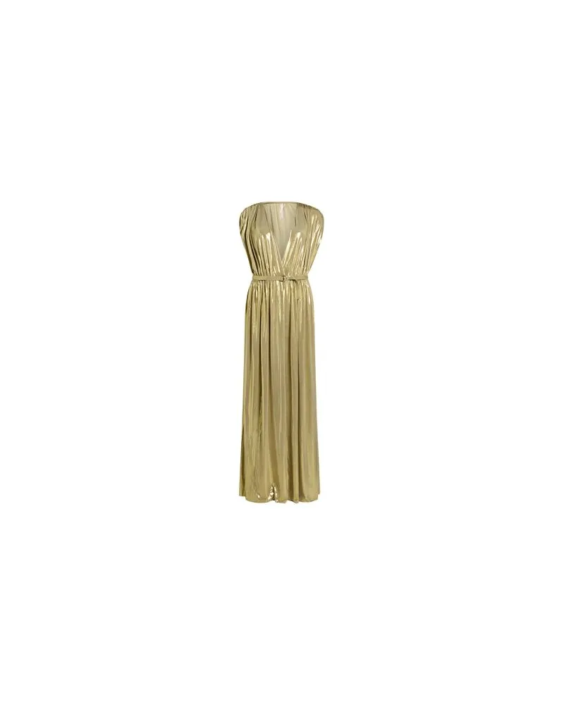 Norma Kamali KLEIDER - Maxi-Kleiderauf YOOX.COM Gold