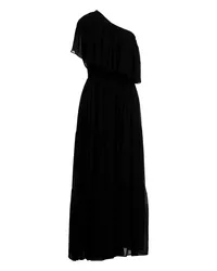 Emma & Gaia Maxi-Kleid Schwarz