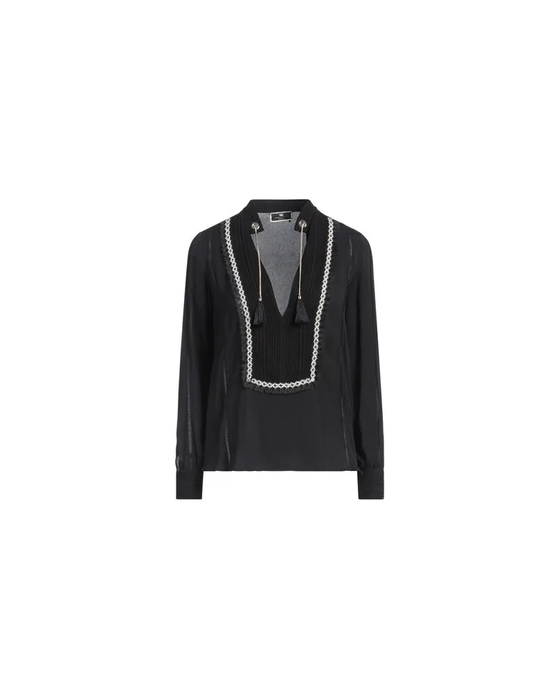 Elisabetta Franchi TOPS - Topsauf YOOX.COM Schwarz