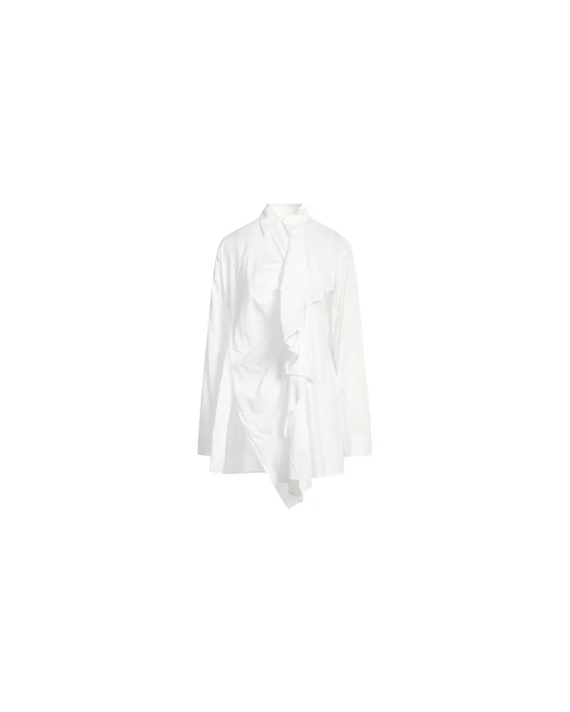 Y'S YOHJI YAMAMOTO TOPS - Hemdenauf YOOX.COM Weiß