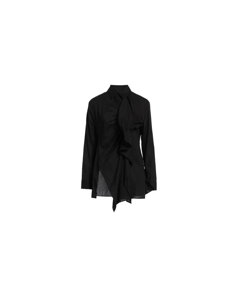 Y'S YOHJI YAMAMOTO TOPS - Hemdenauf YOOX.COM Schwarz