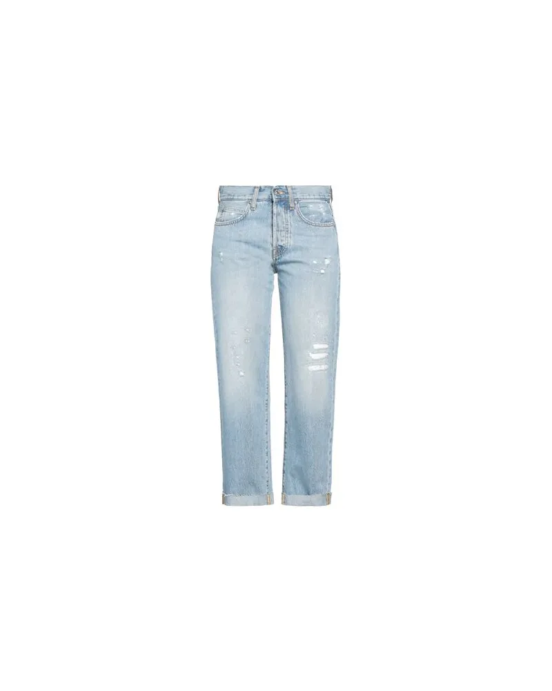 Roy Roger's HOSEN & RÖCKE - Jeanshosenauf YOOX.COM Blau