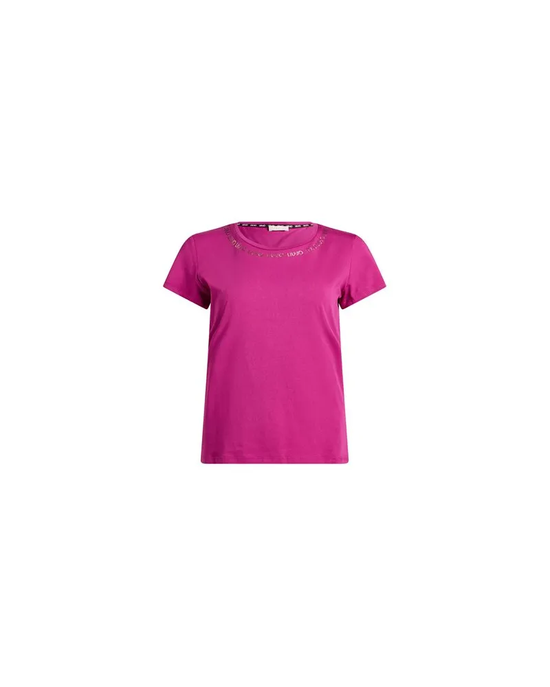 Liu Jo TOPS - T-shirtsauf YOOX.COM Fuchsia