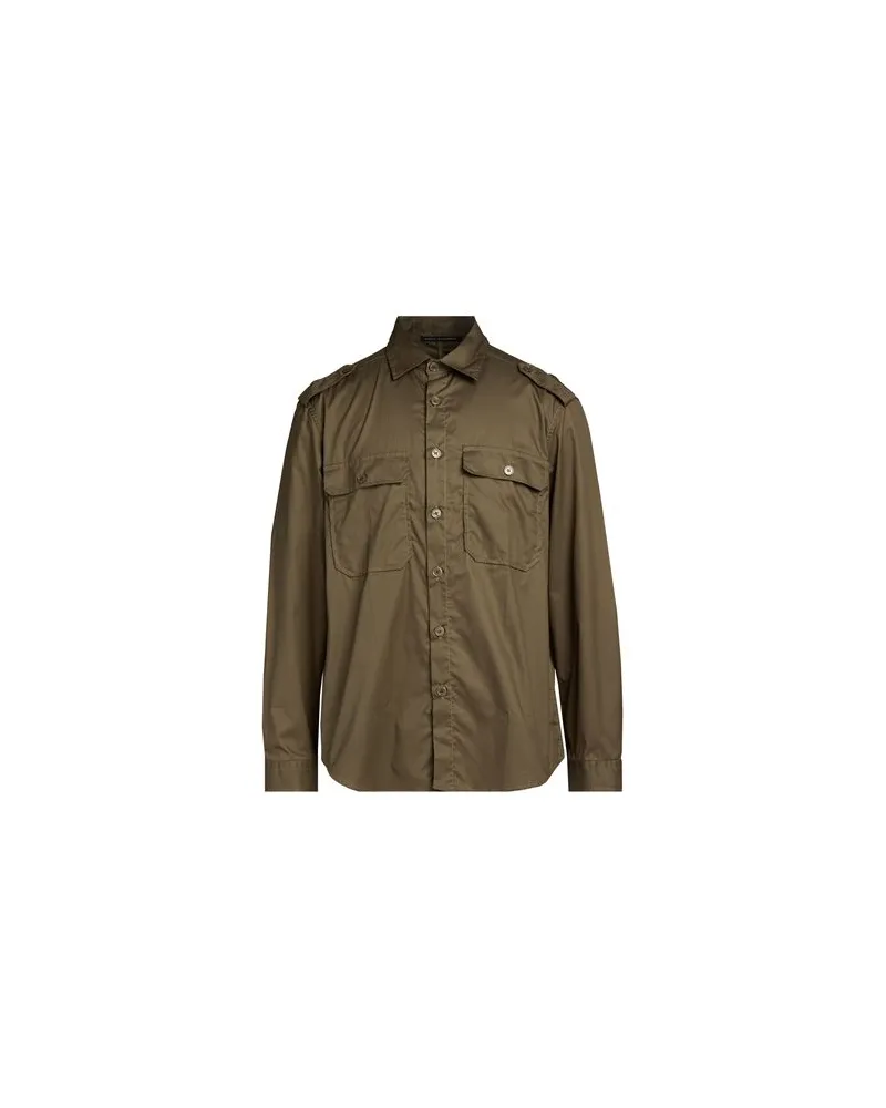 Daniele Alessandrini TOPS - Hemdenauf YOOX.COM Militärgrün