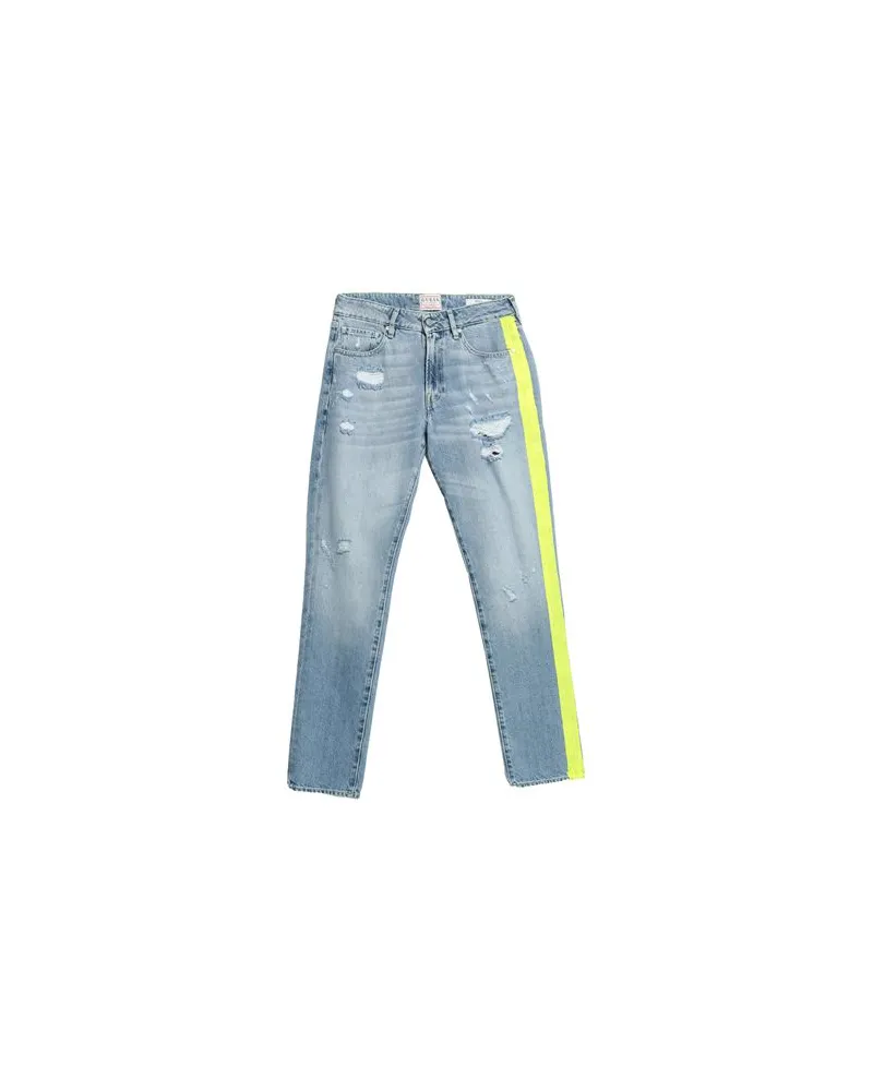Guess HOSEN & RÖCKE - Jeanshosenauf YOOX.COM Blau
