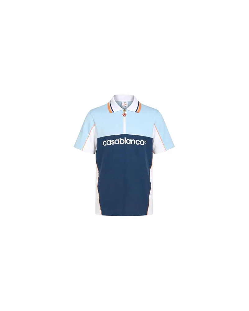 Casablanca Paris TOPS - Poloshirtsauf YOOX.COM Himmelblau