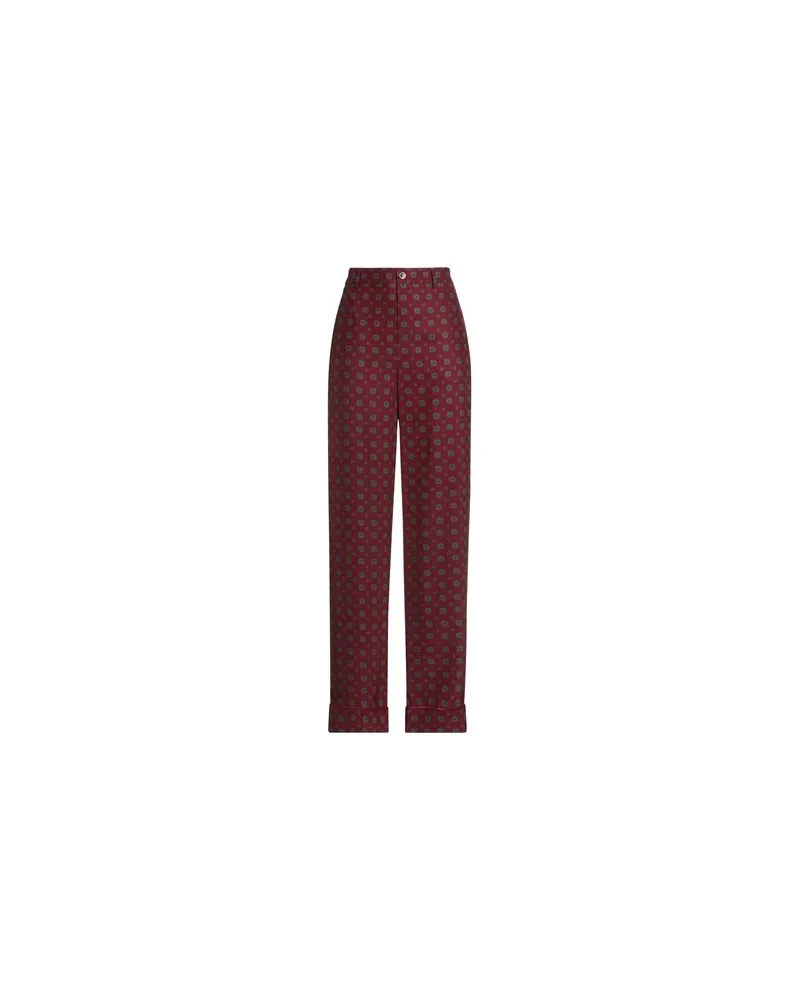 Moschino HOSEN & RÖCKE - Hosenauf YOOX.COM Bordeaux